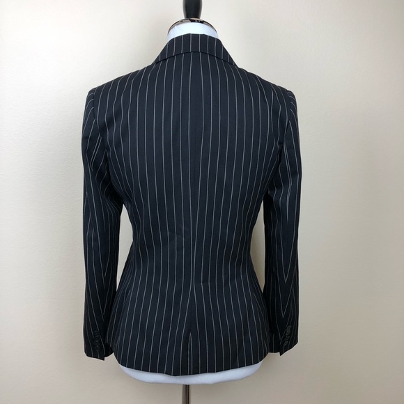 Ralph Lauren Black Label pinstripe blazer size 6 - Picture 4 of 8